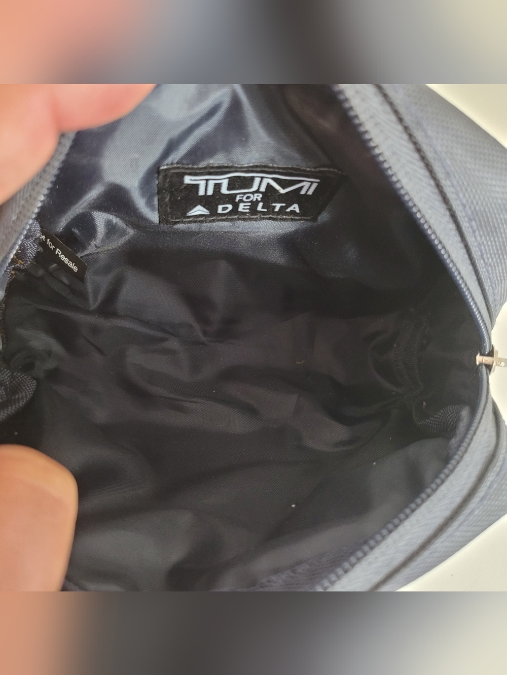 TUMI Navy  Travel Organizer Pouch - Picture 6 of 10